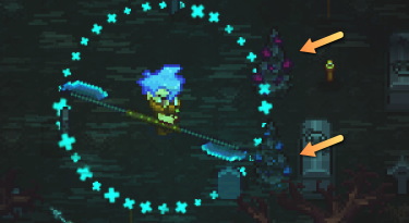 地下墓地の鉱石