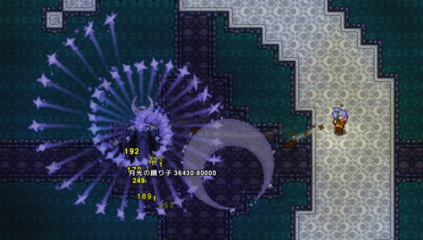 月光の踊り子、全方位弾