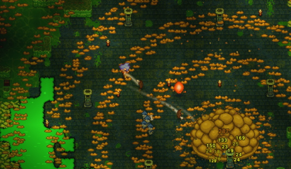 マザースライムの全周攻撃