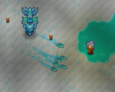 霊冬妃の氷の弾