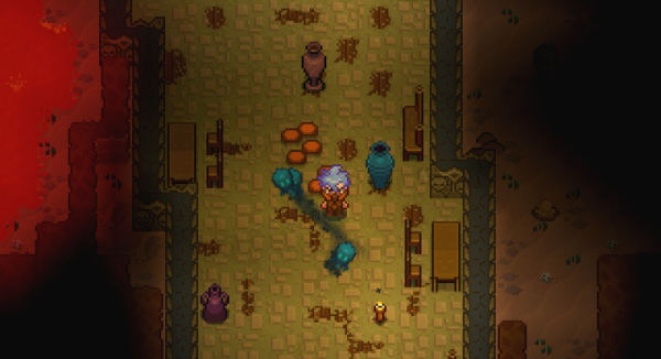 砂漠の深層の大通路