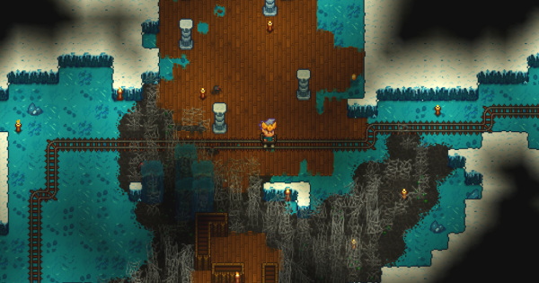 Necesse 雪原地下とトロッコ