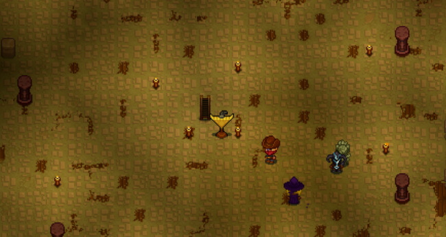 Necesse 砂漠の地下の広場