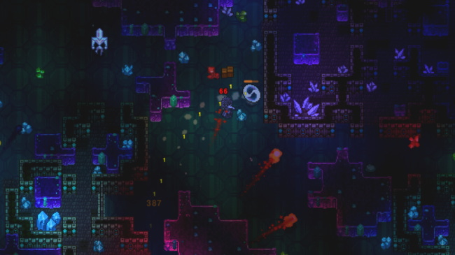 クリスタルの窪地