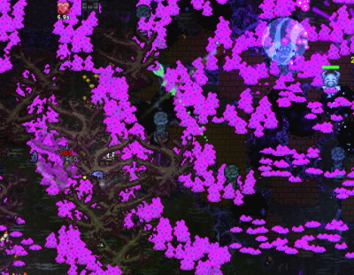 Necesse 送力塔のスライム攻撃