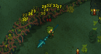 沼のボスに薙刀で戦う