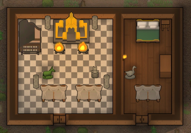 RimWorld 男爵の王座と寝室