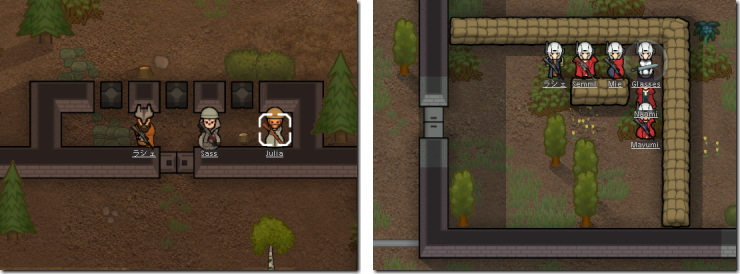 RimWorld トーチカ、バンカー、出城