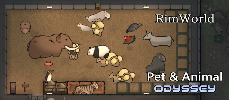 RimWorld Odyssey の動物たち
