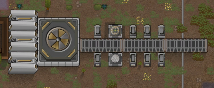 RimWorld 宇宙船の一例